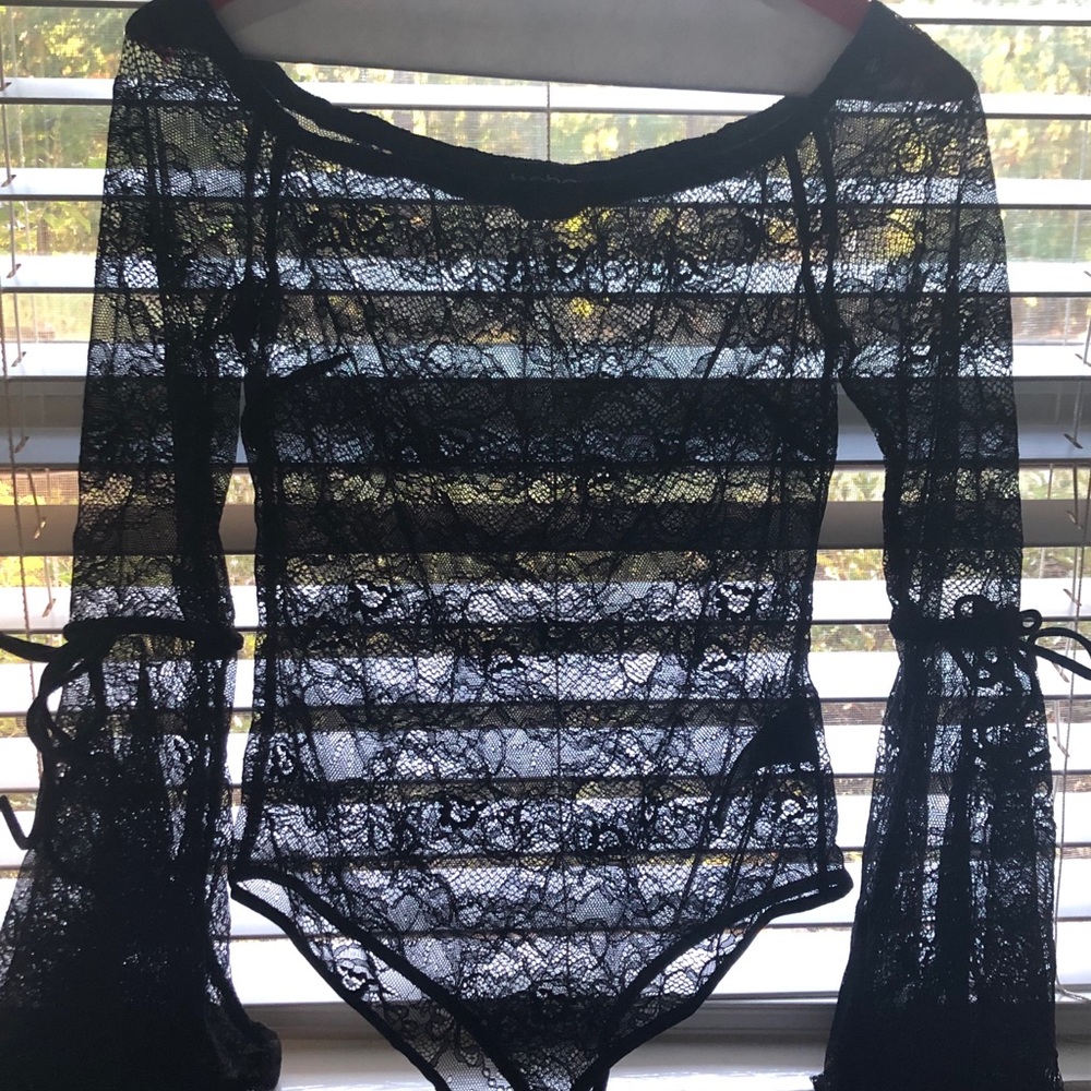 Bebe Bell Sleeve Bodysuit